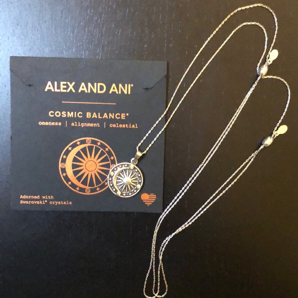 ALEX AND ANI Pull Chain Expandable Necklace